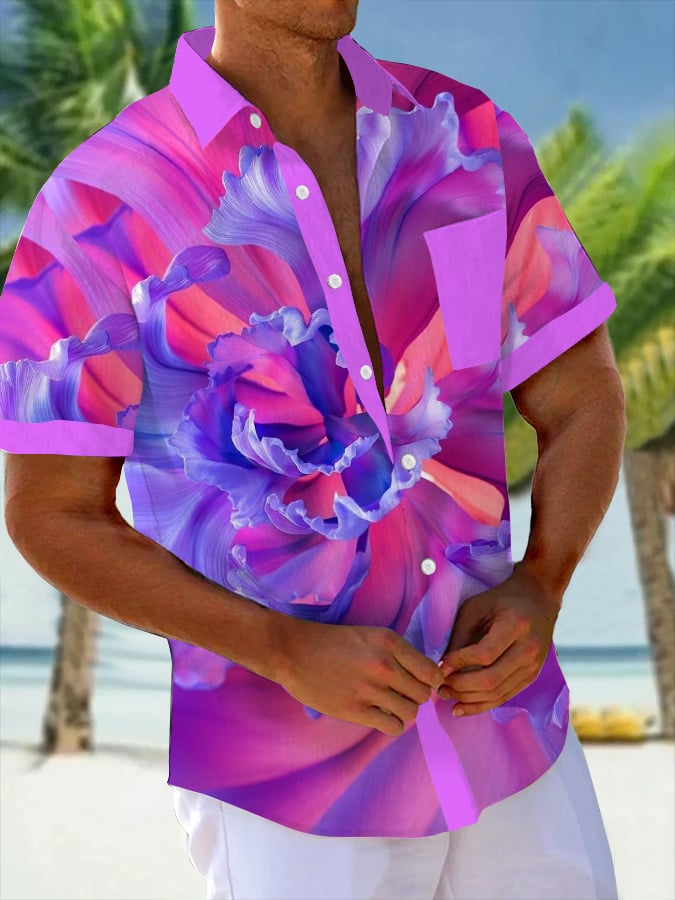 Camisa Art Hawaiian Resort casual (Pockets Included) para hombre
