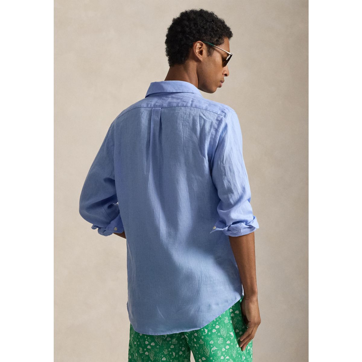 Men's Classic Fit Linen Shirt - 10
