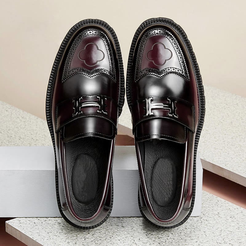Zapatos ejecutivo casual cuero para hombre