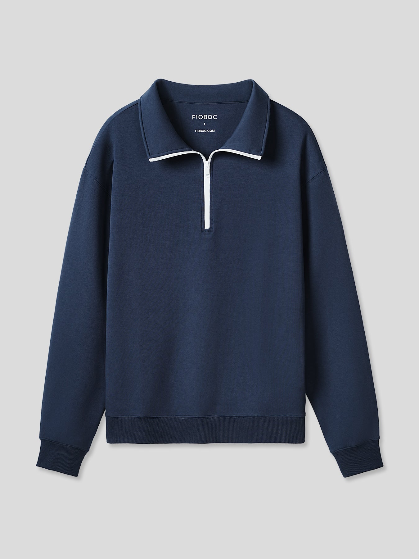 Sudadera CozySpacer Contrast Color Half Zip