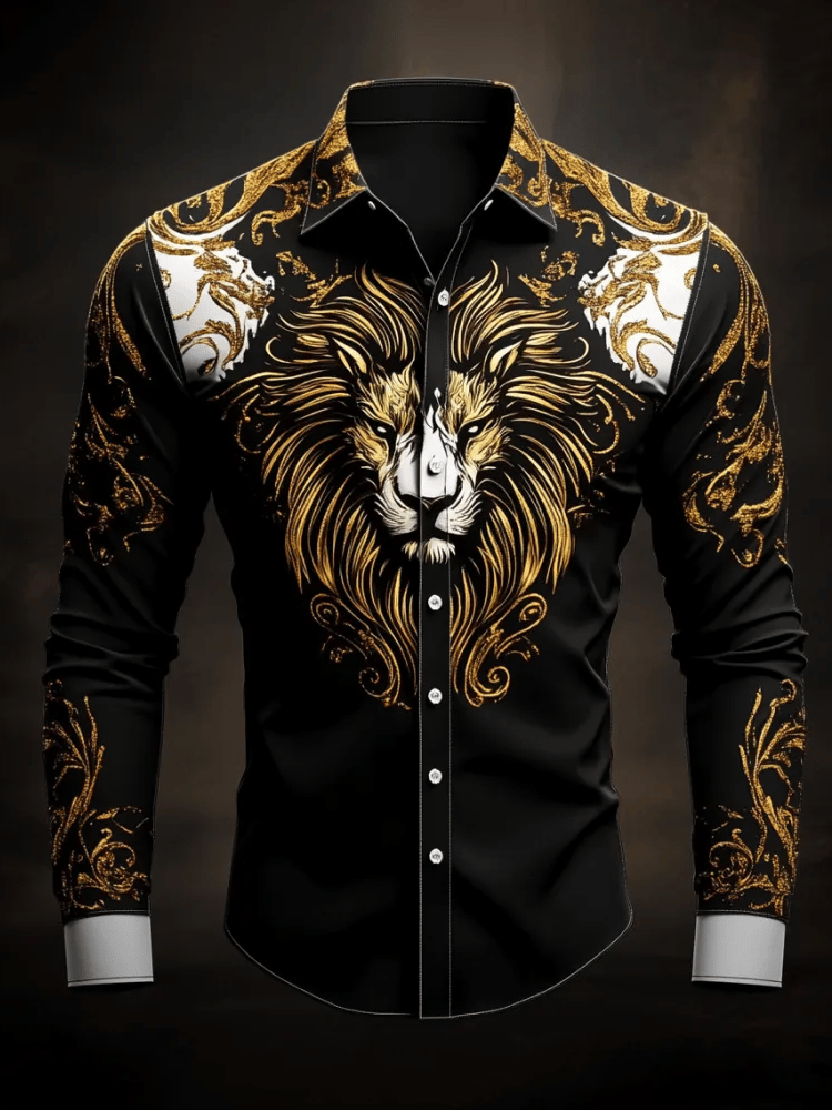 Camisa de lujo Gorgeous de manga larga para hombre