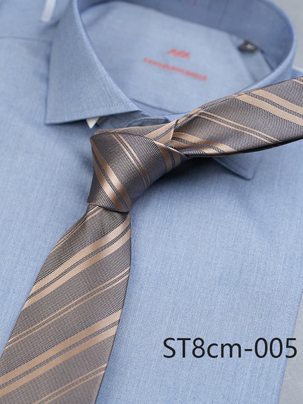 Camisa retro Gentleman Wedding Busines Tie para hombre