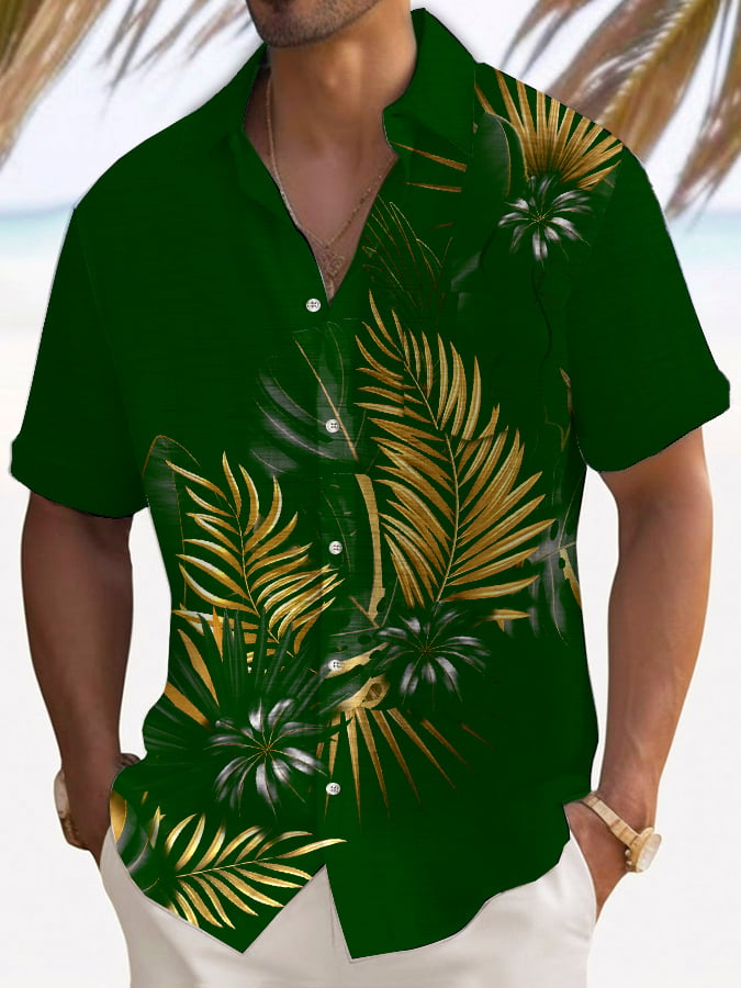 Camisa Art Hawaiian Resort casual (Pockets Included) para hombre