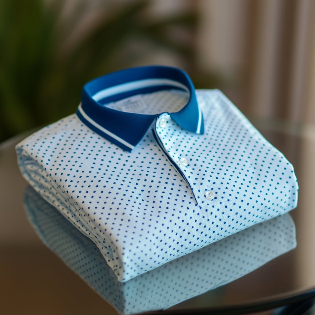 Camisa polo ejecutivo casual Button de manga corta para hombre