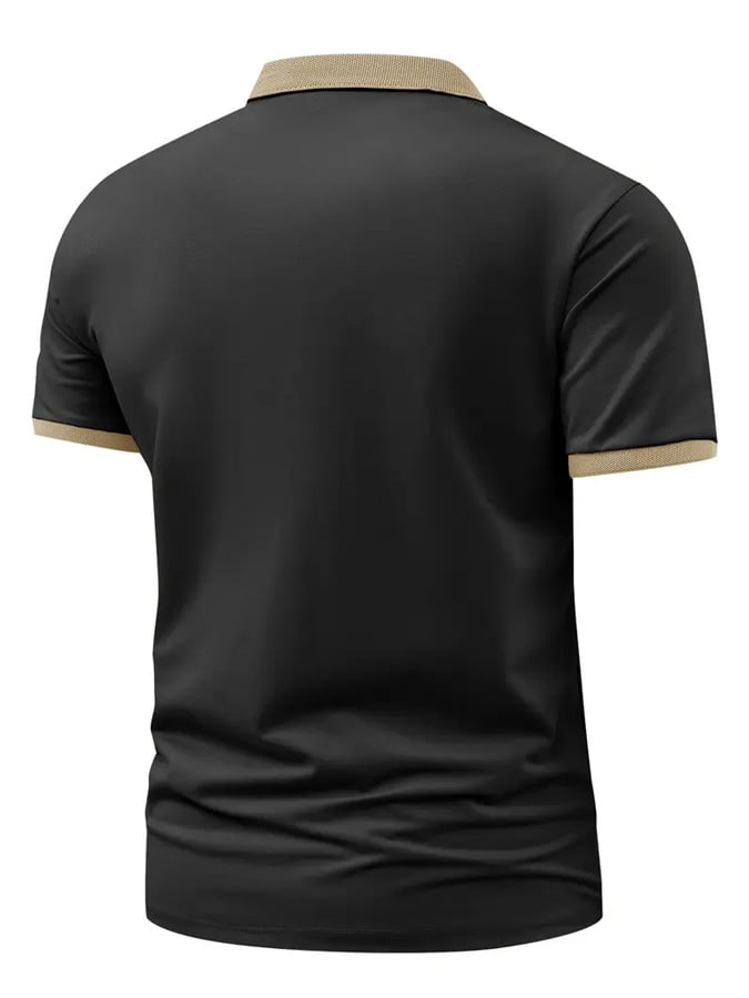 Camisa polo casual Christian Faith Cross estampado para hombre