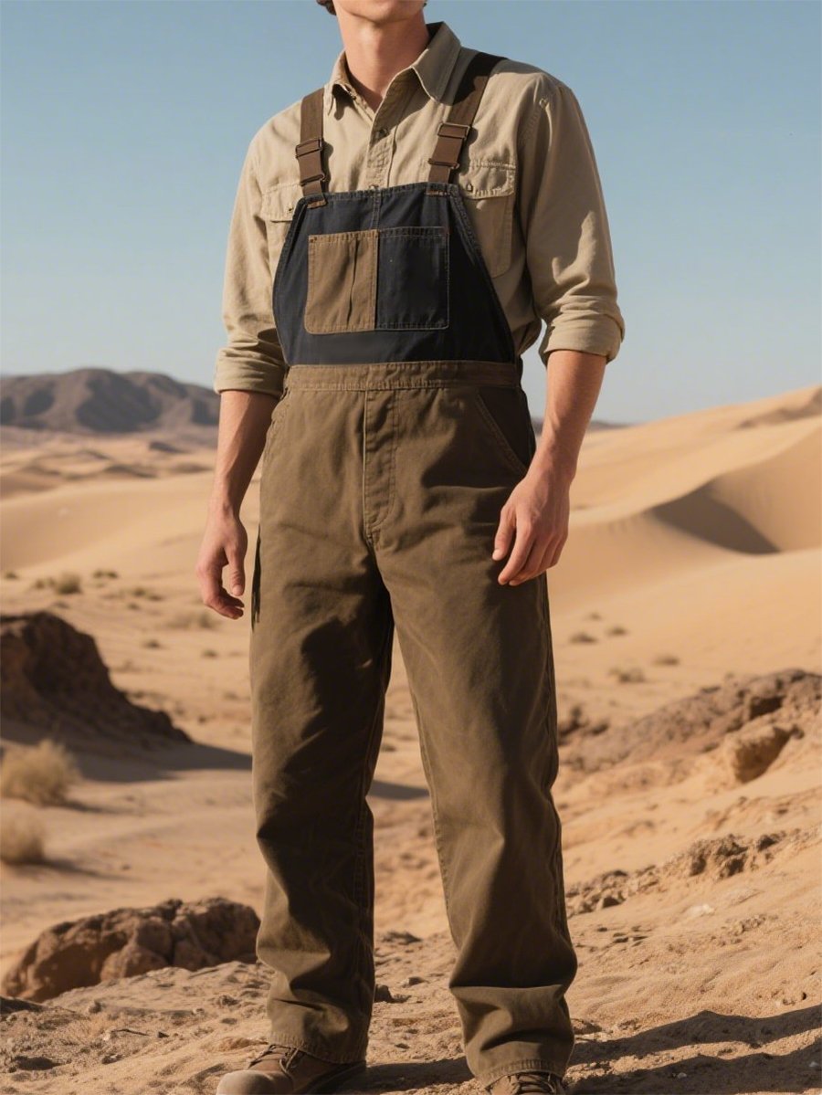 Vintage para trabajowear para exterior Overalls para hombre