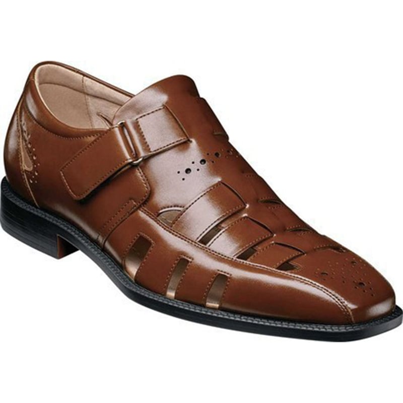 de moda casual ejecutivo Carved Sandals