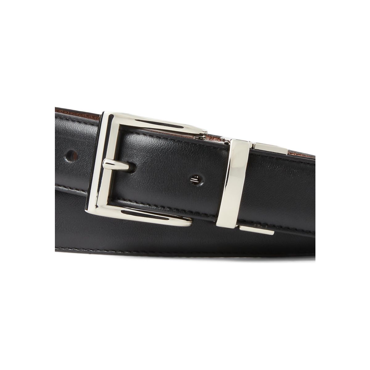 Reversible Leather Dress Belt - 3