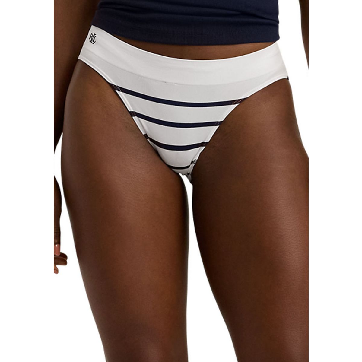 Seamless Striped Jersey Bikini Brief - 6