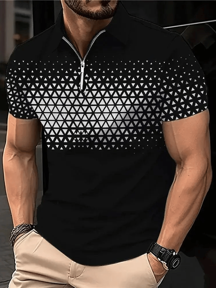 Casual cierre Polo para hombre