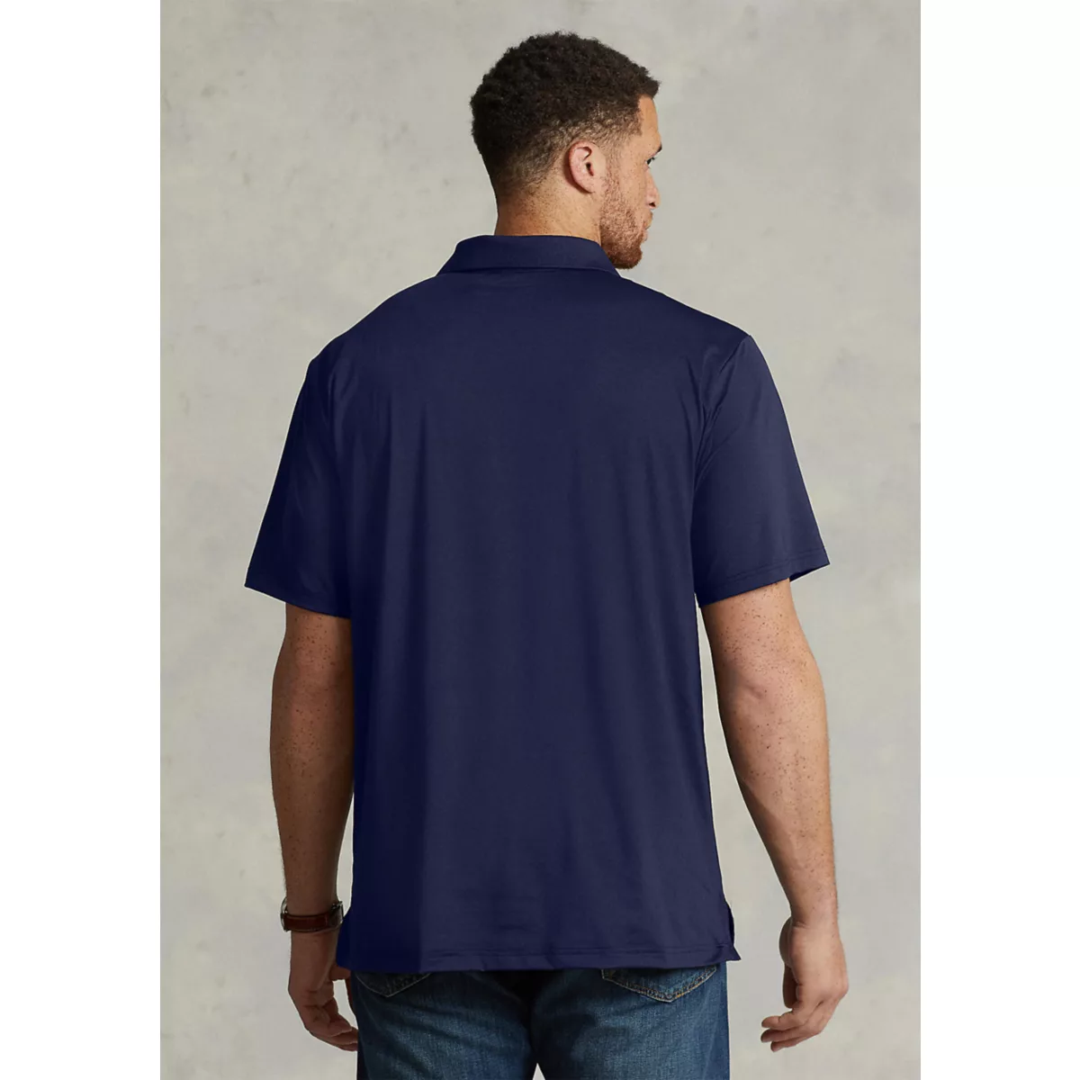 Big & Tall Performance Stretch Jersey Polo Shirt - 2