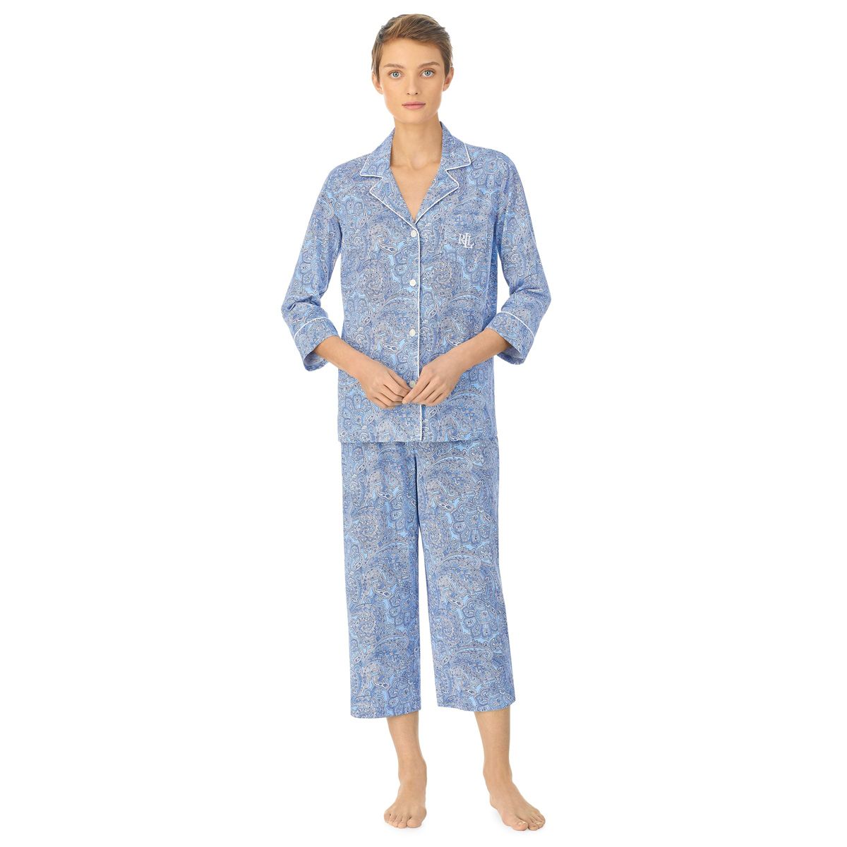 Knit Capri Pajama Set - 9