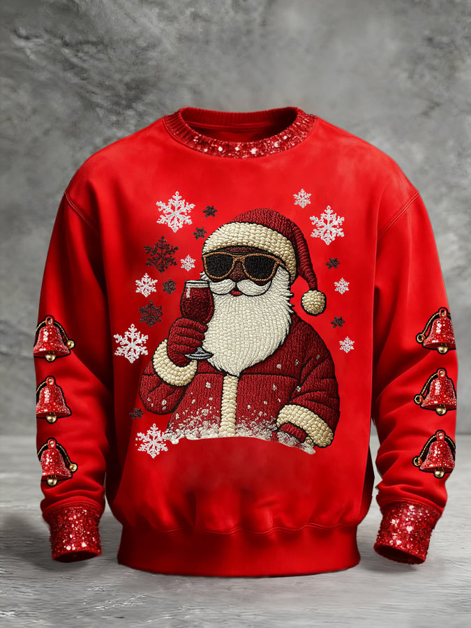 Sudadera Christmas estampado Pullover para hombre