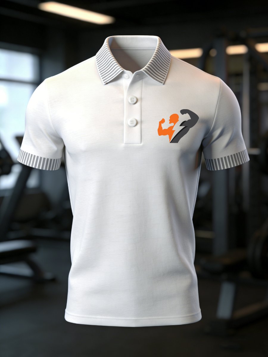 Camisa polo ejecutivo casual fitness para hombre