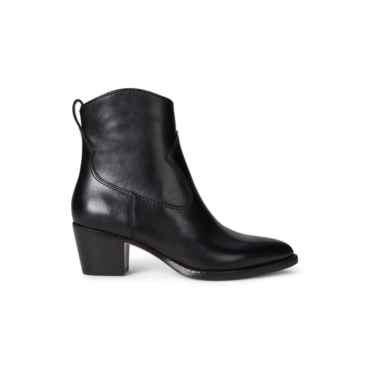 Harpher Burnished Leather Booties - 2