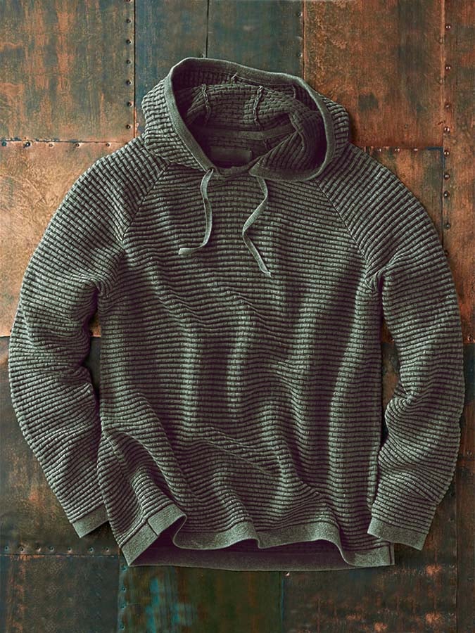 Sudadera Hooded Waffle para hombre