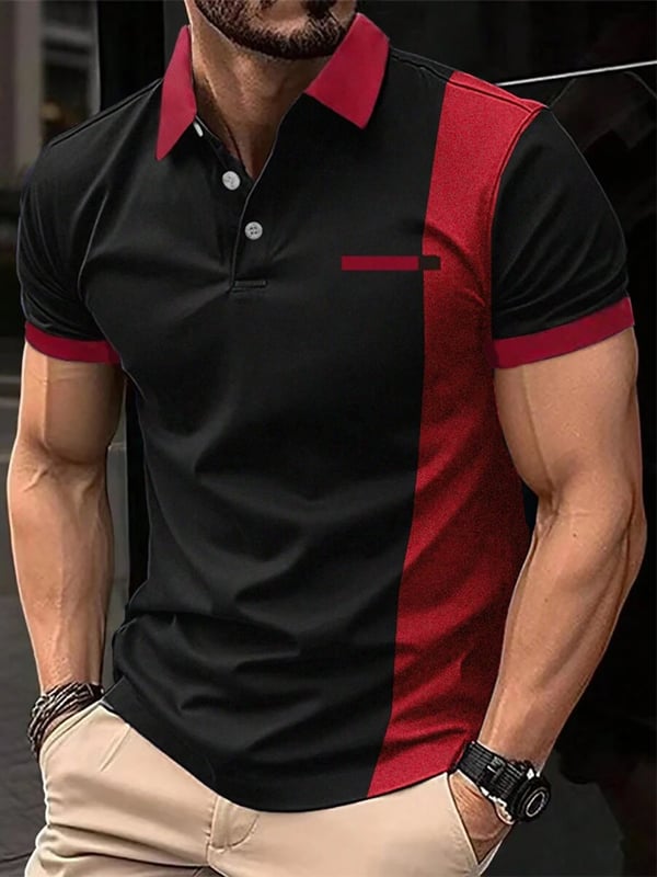 Camisa casual ejecutivo de moda polos para hombre