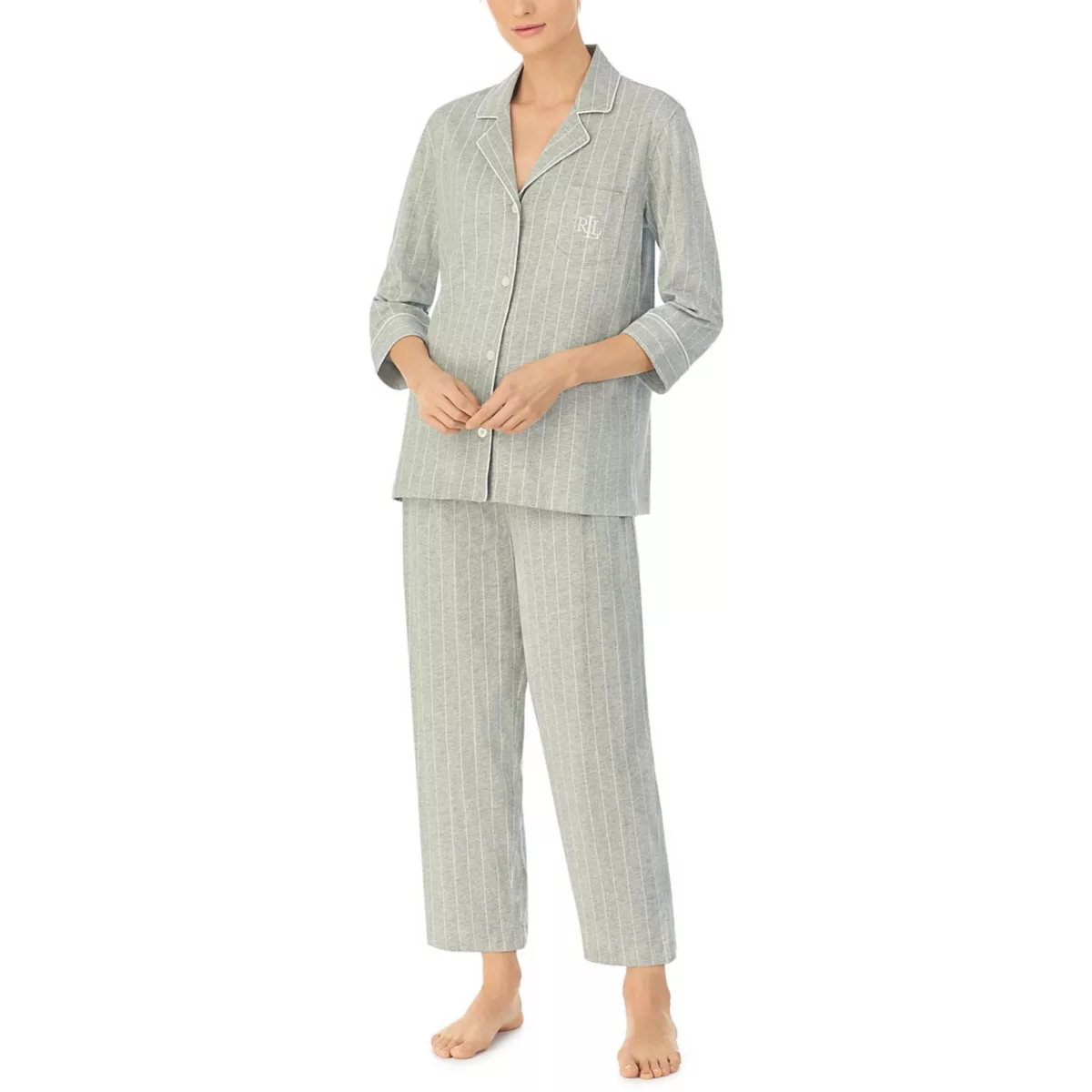 Knit Capri Pajama Set - 5