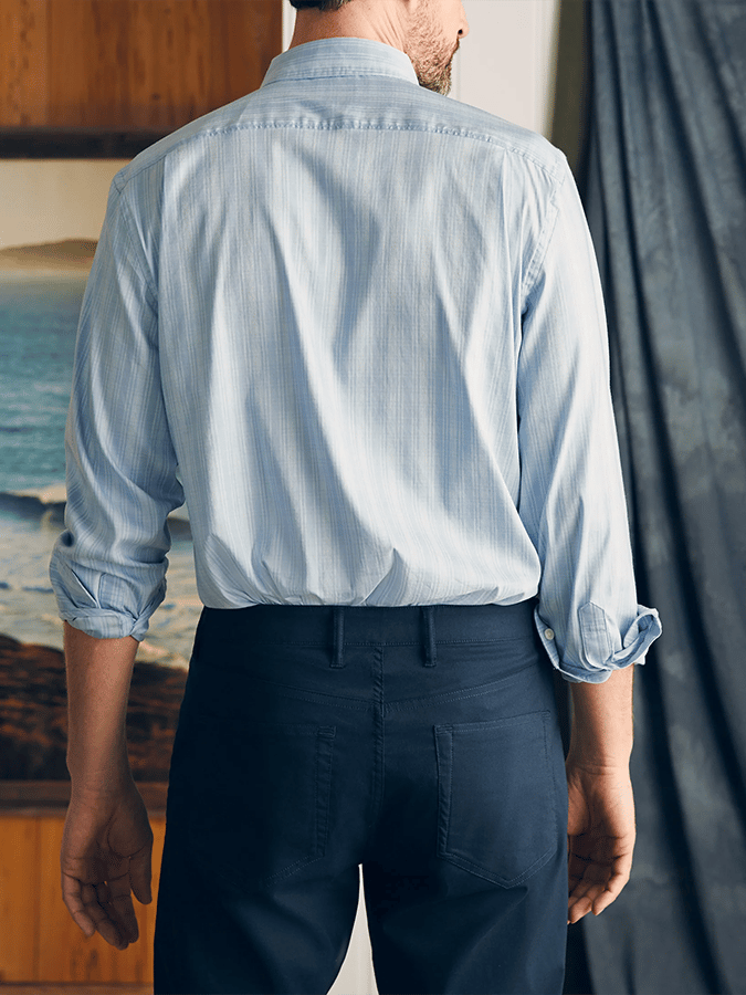 Camisa a cuadros ejecutivo casual para hombre
