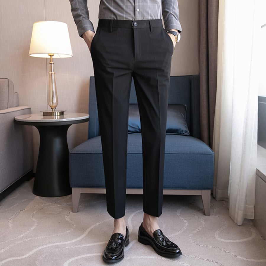 Ejecutivo Style casual Trousers para hombre