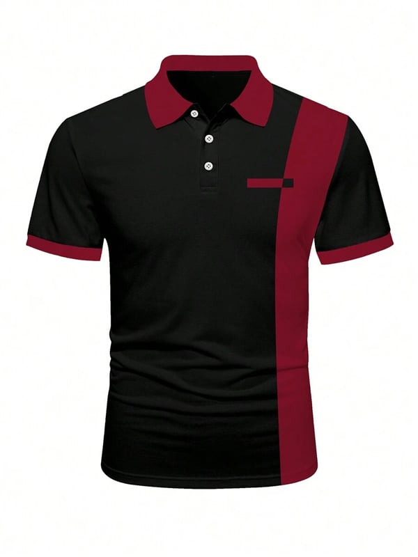 Camisa casual ejecutivo de moda polos para hombre