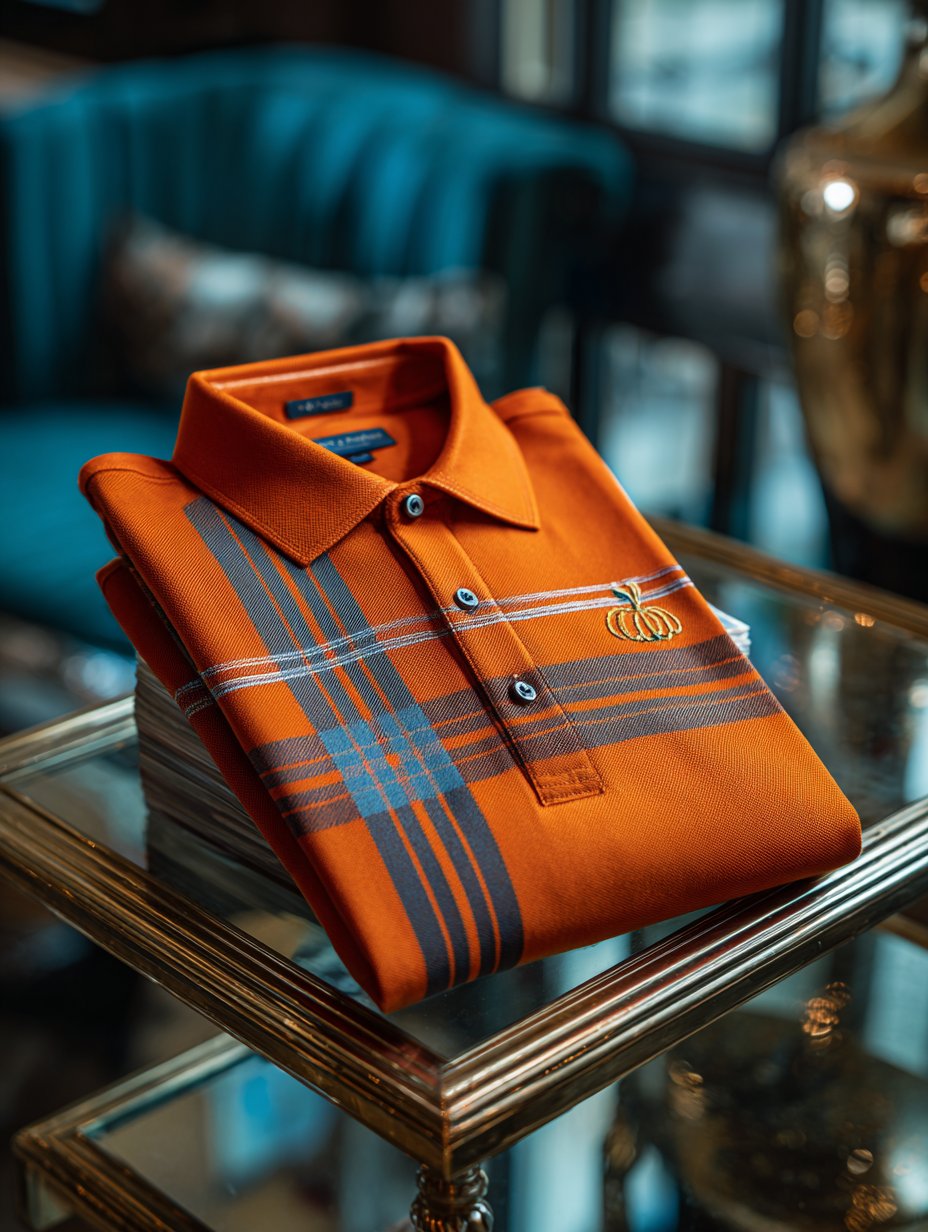 Camisa polo Holiday Check casual de manga corta para hombre