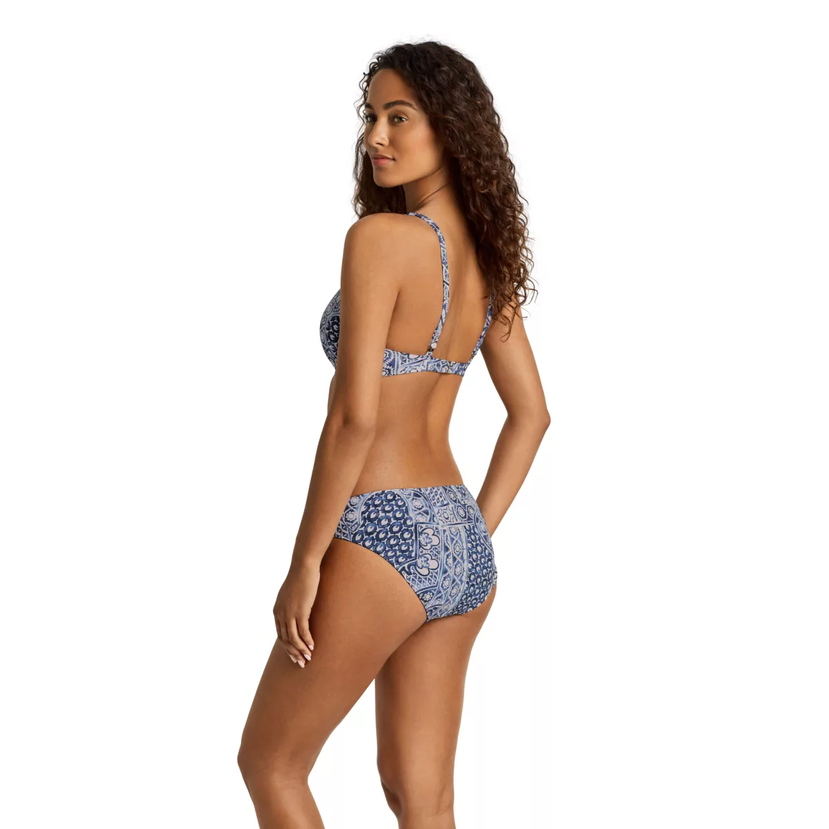 Watercolor Tile Ring Over the Shoulder Bra - 2