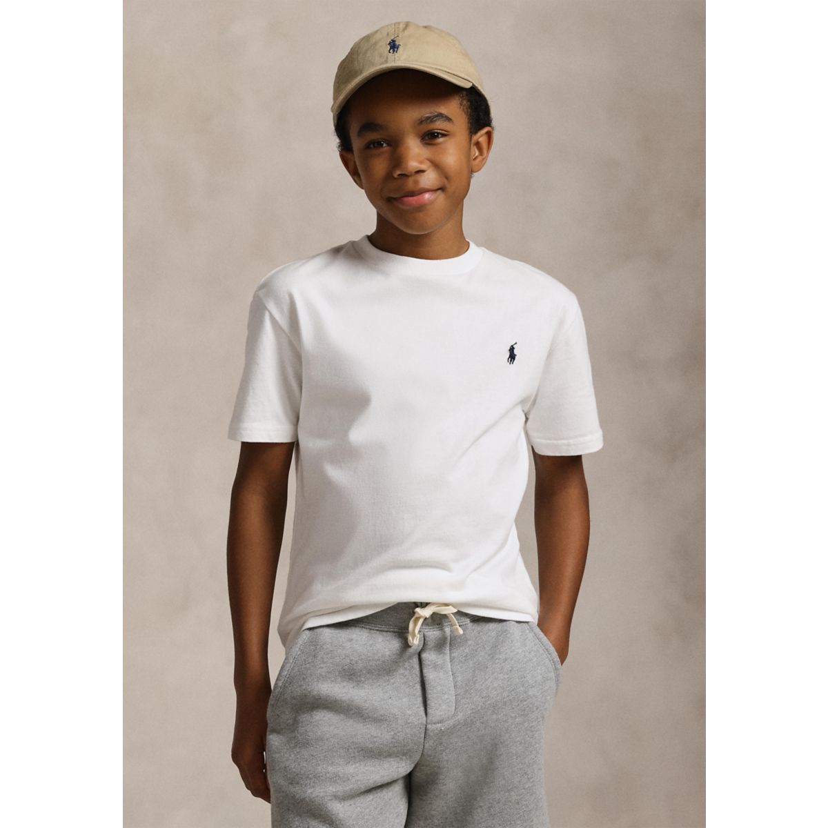 Boys 8-20 Cotton Jersey Crew Neck T-Shirt - 8