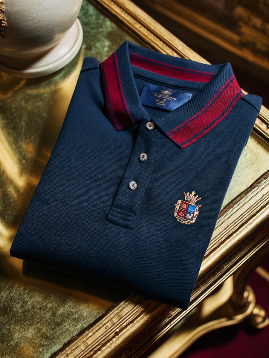 Camisa polo ejecutivo casual Button de manga corta para hombre