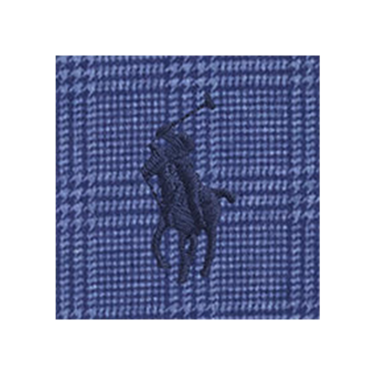 Big & Tall Glen Plaid Soft Cotton Polo Shirt - 6