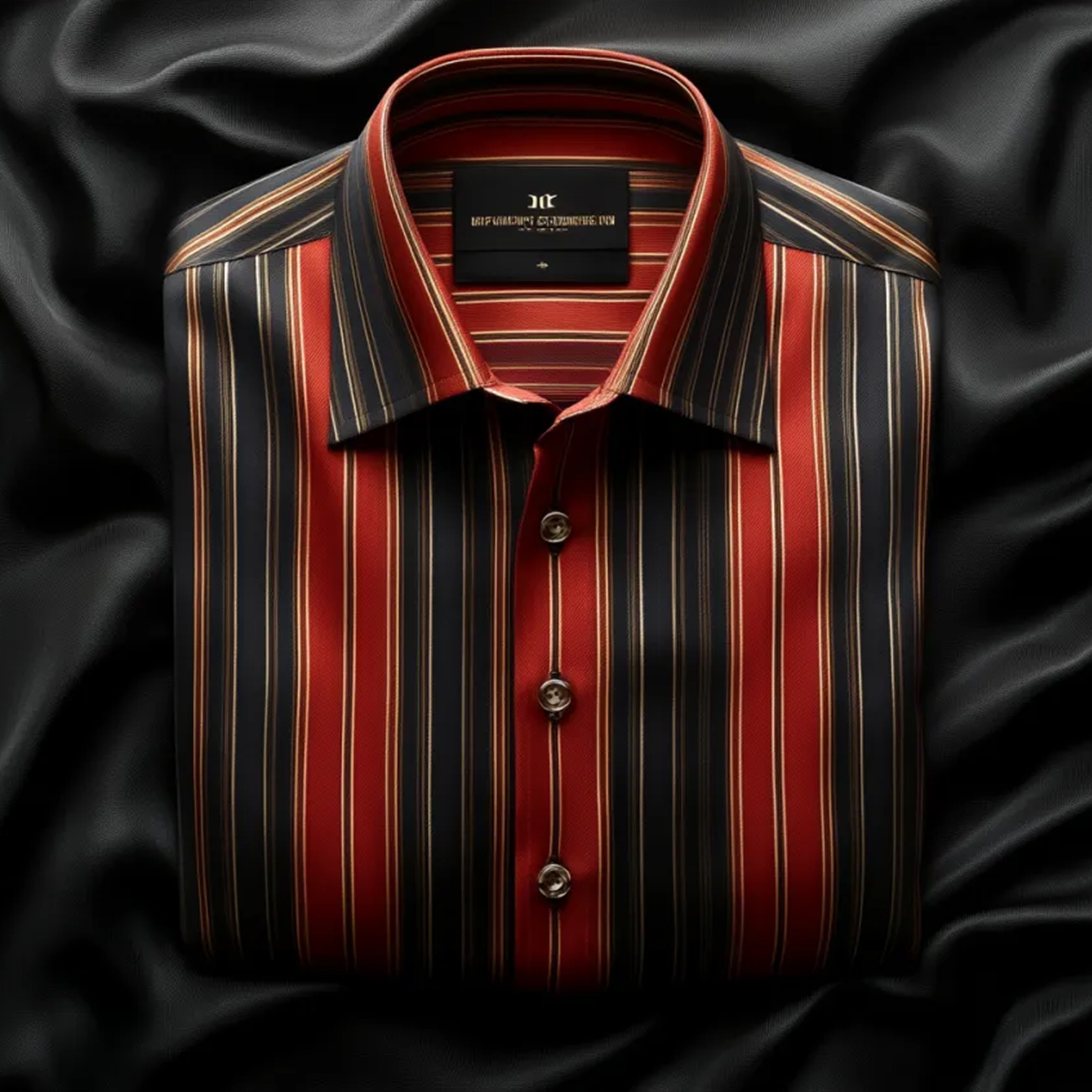 Light de lujo ejecutivo a rayas Princamiseta para hombre