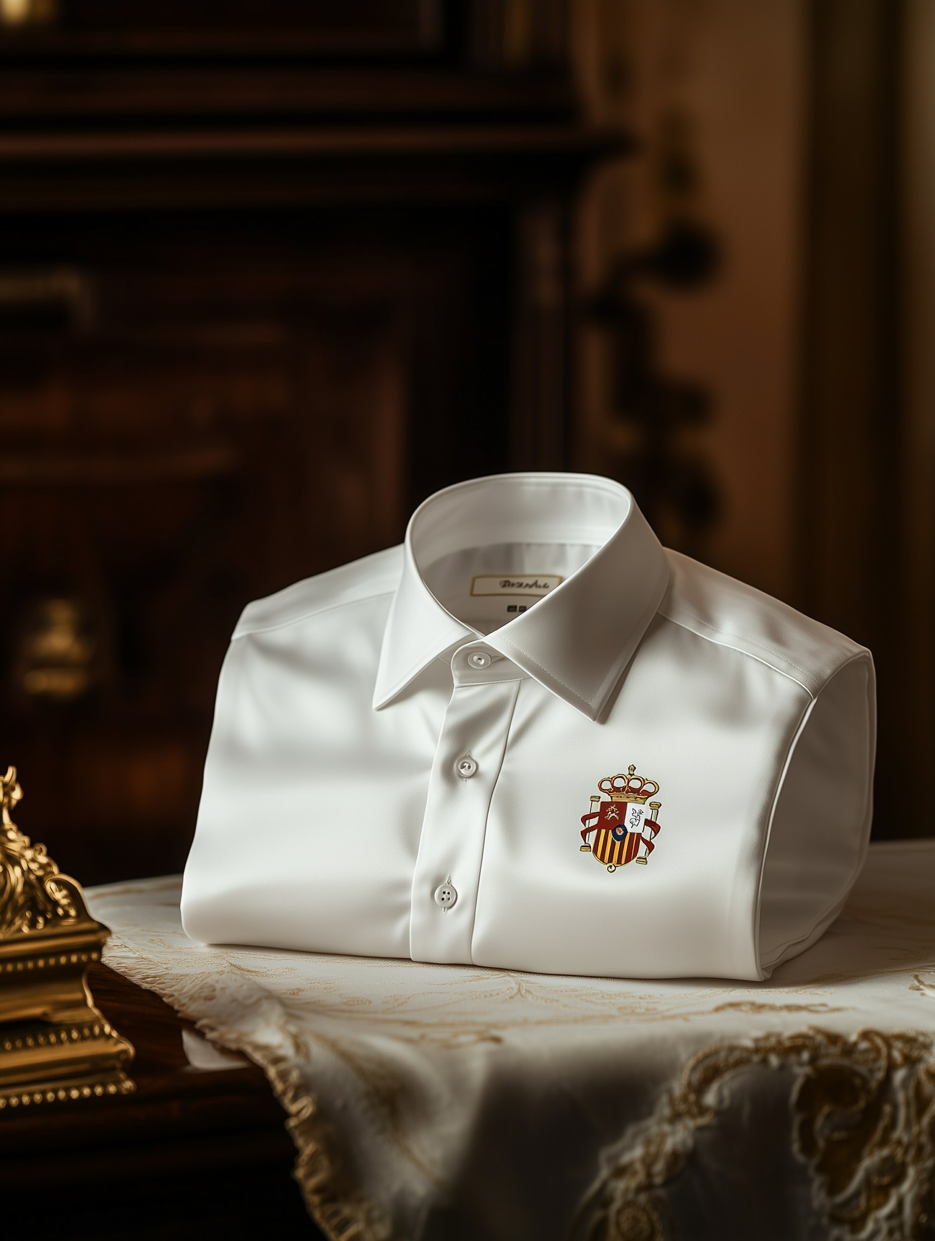 Camisa Baroque de manga corta con botones para hombre