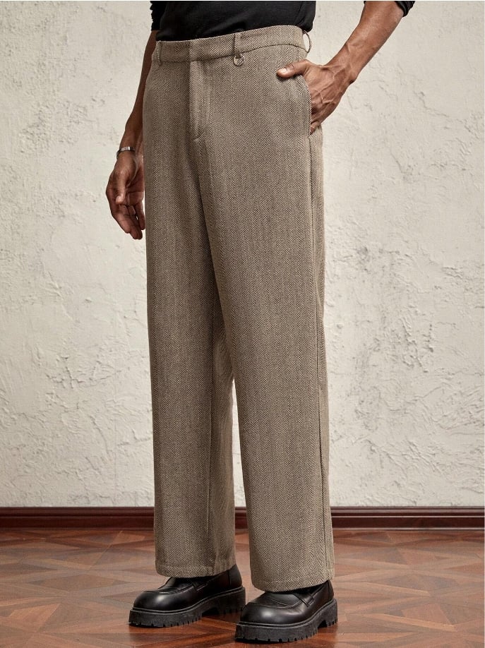 New ejecutivo Style Trousers para hombre