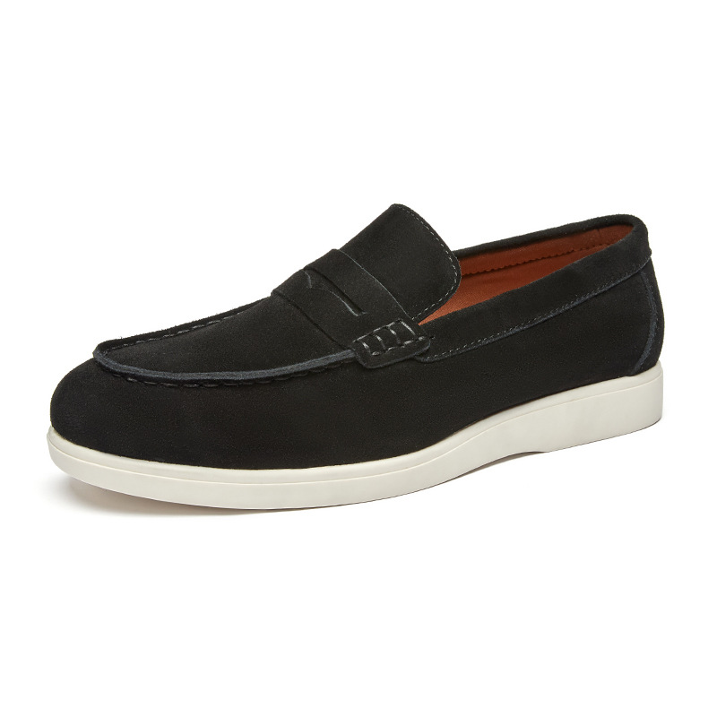 Mocasines British Style Suede Leather Nubuck para hombre