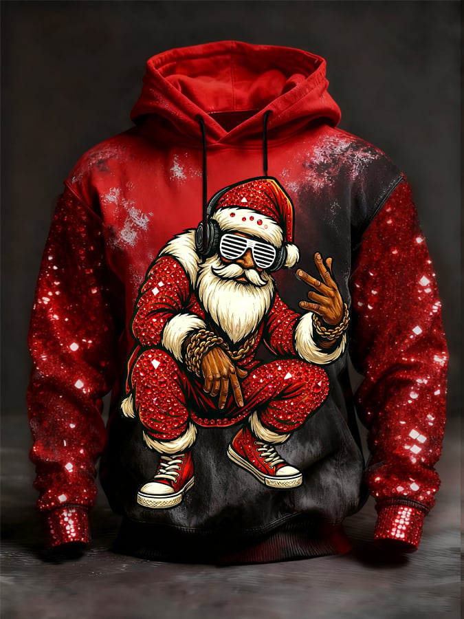 Sudadera Christmas Glitter estampado para hombre