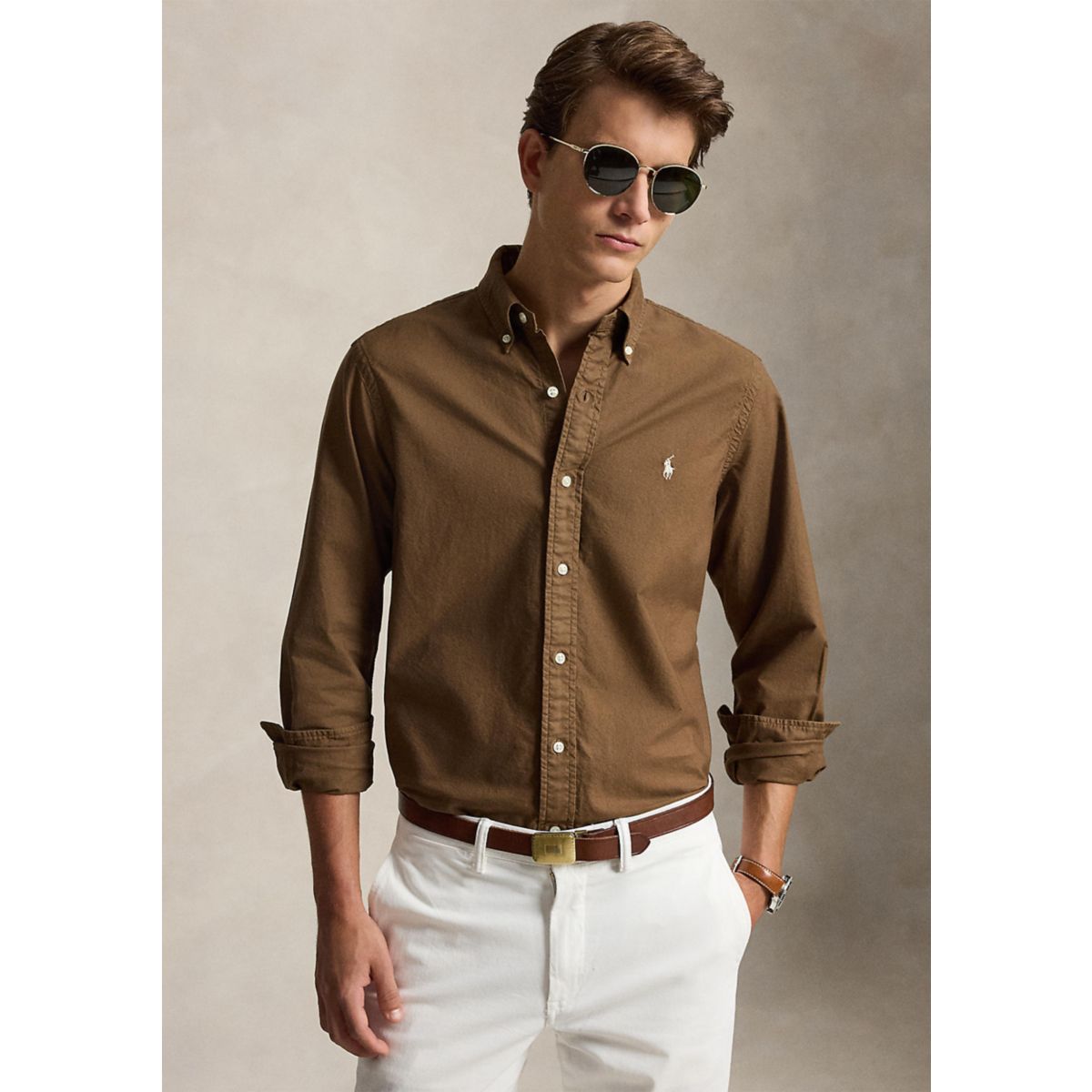 Garment-Dyed Oxford Shirt - 5