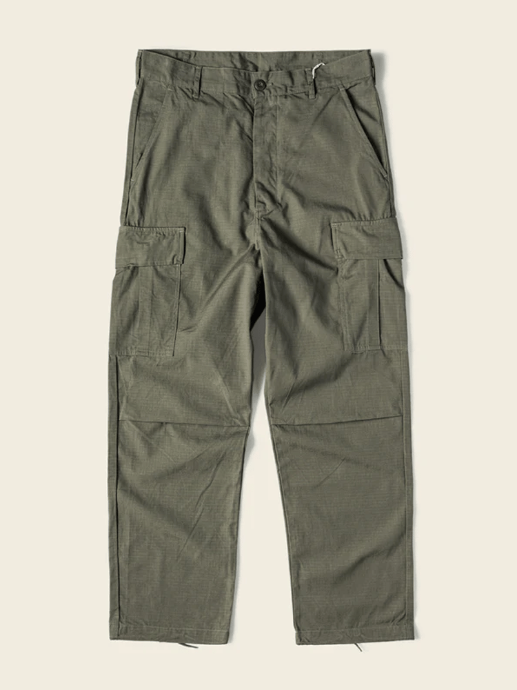 Pantalón vintage para exterior bolsillo casual para hombre