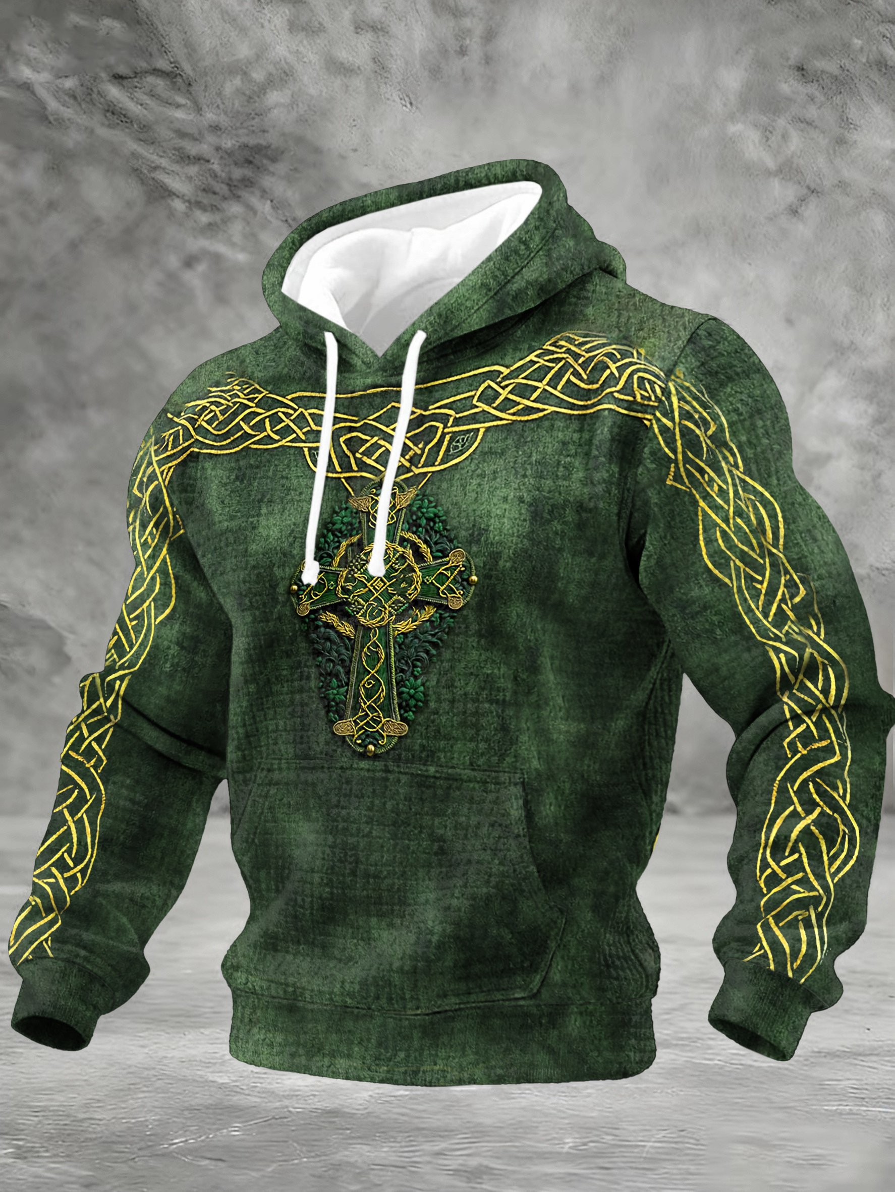 Sudadera casual estampado Hooded para hombre