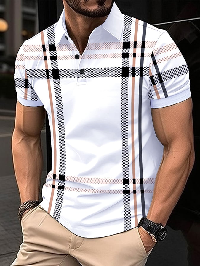 Camisa polo de moda casual para hombre