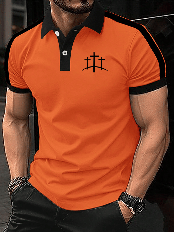 Camisa polo Faith estampado para hombre