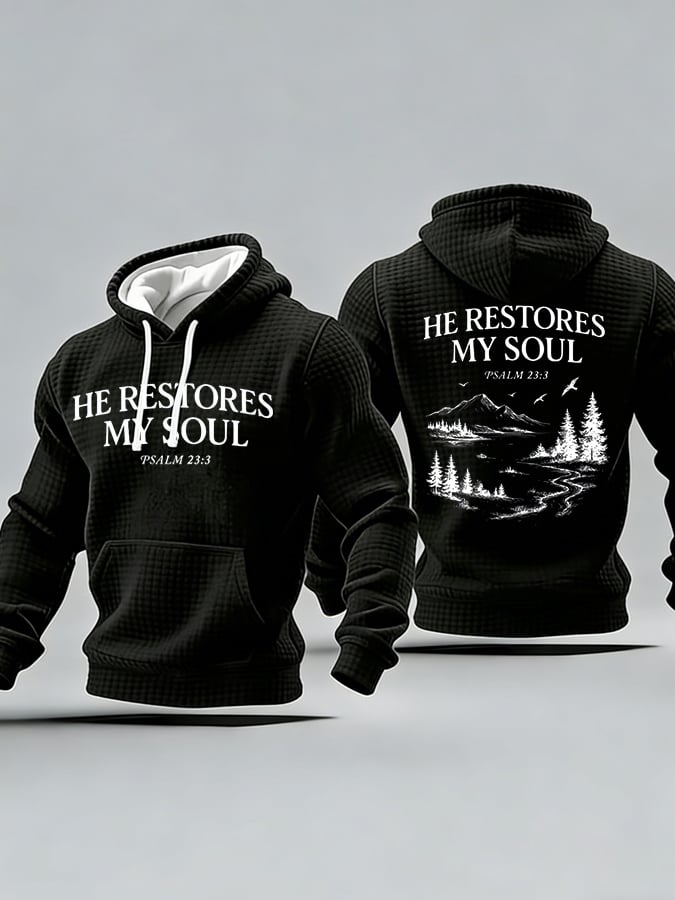Sudadera Faith estampado casual -Fast Shipping para hombre