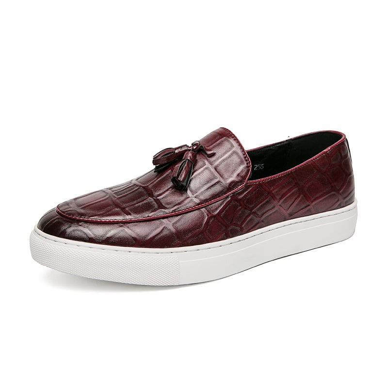Zapatos retro ejecutivo casual Tassel Leather