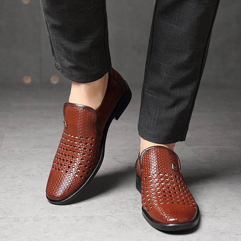 para hombre All-Match Breathable casual ejecutivo Formal Leather zapatos
