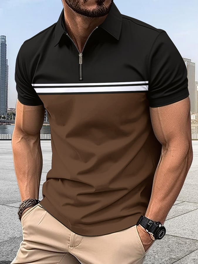 Camisa polo de moda casual para hombre