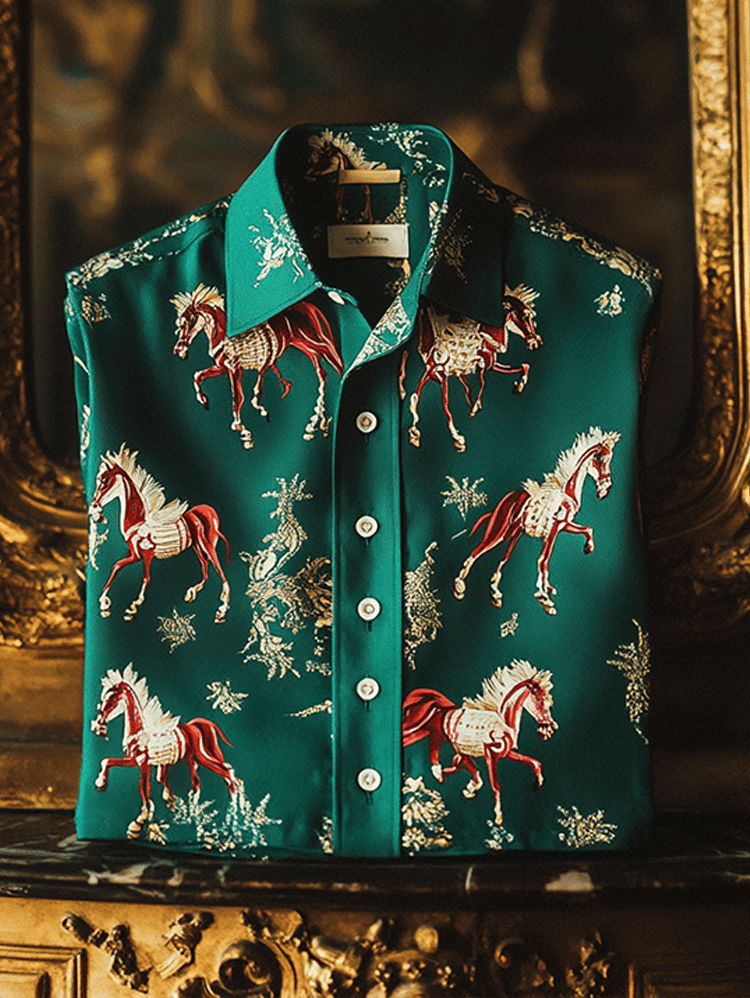 Camisa hawaiano Jockey de manga corta para hombre