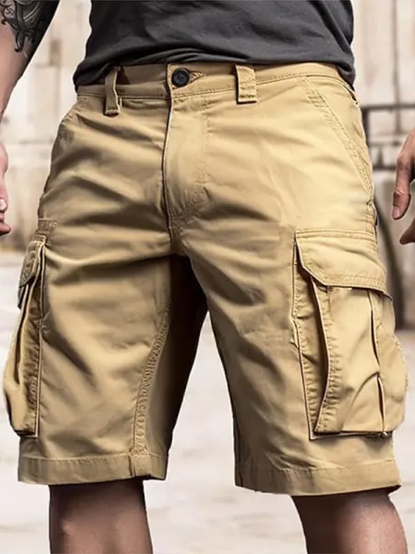 para hombre vintage Multi-Pocket Cargo shorts