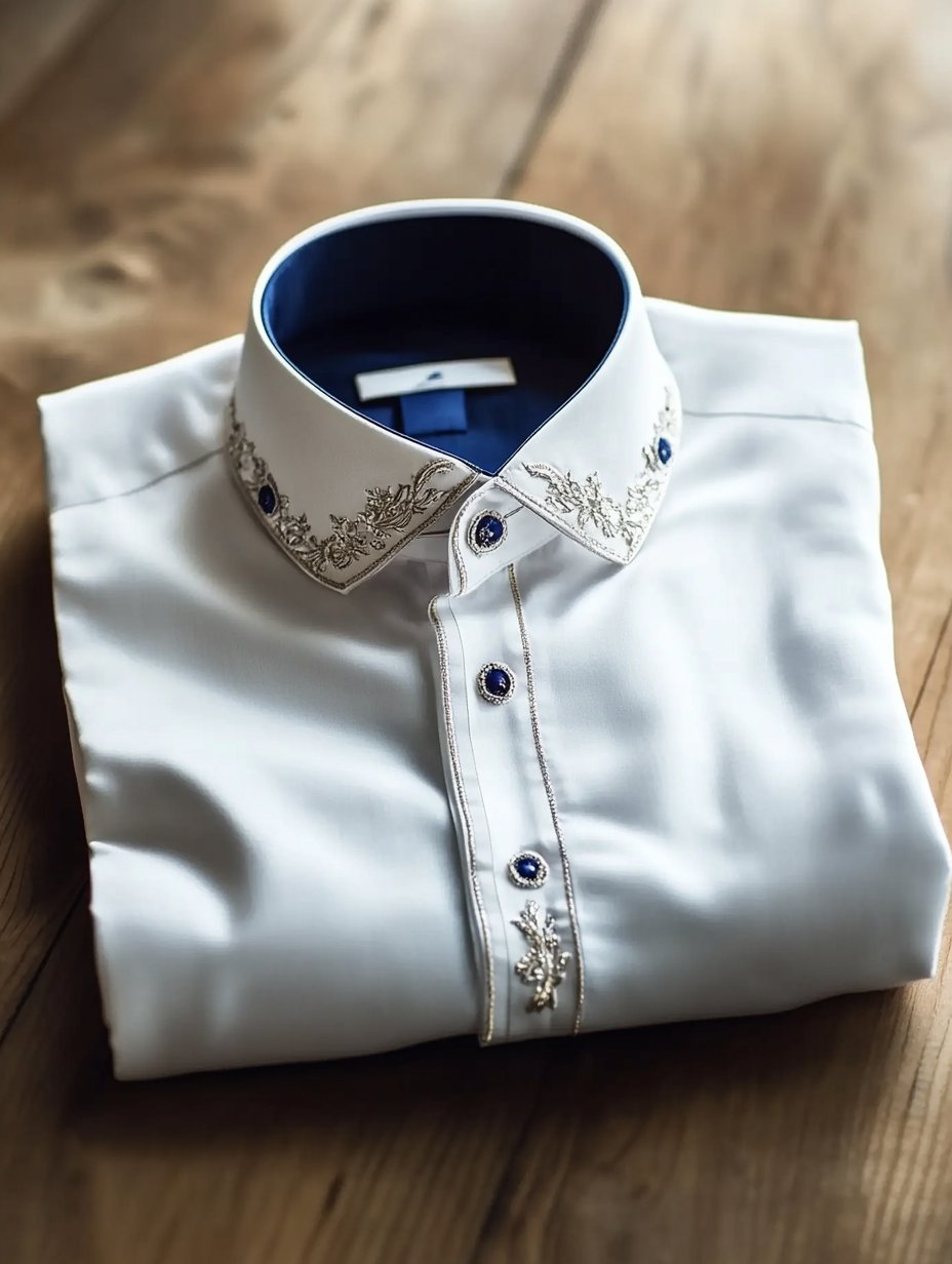 Camisa de lujo Gorgeous de manga larga para hombre