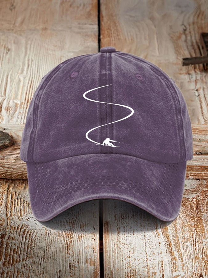 Ski enthusiasts estampado hat