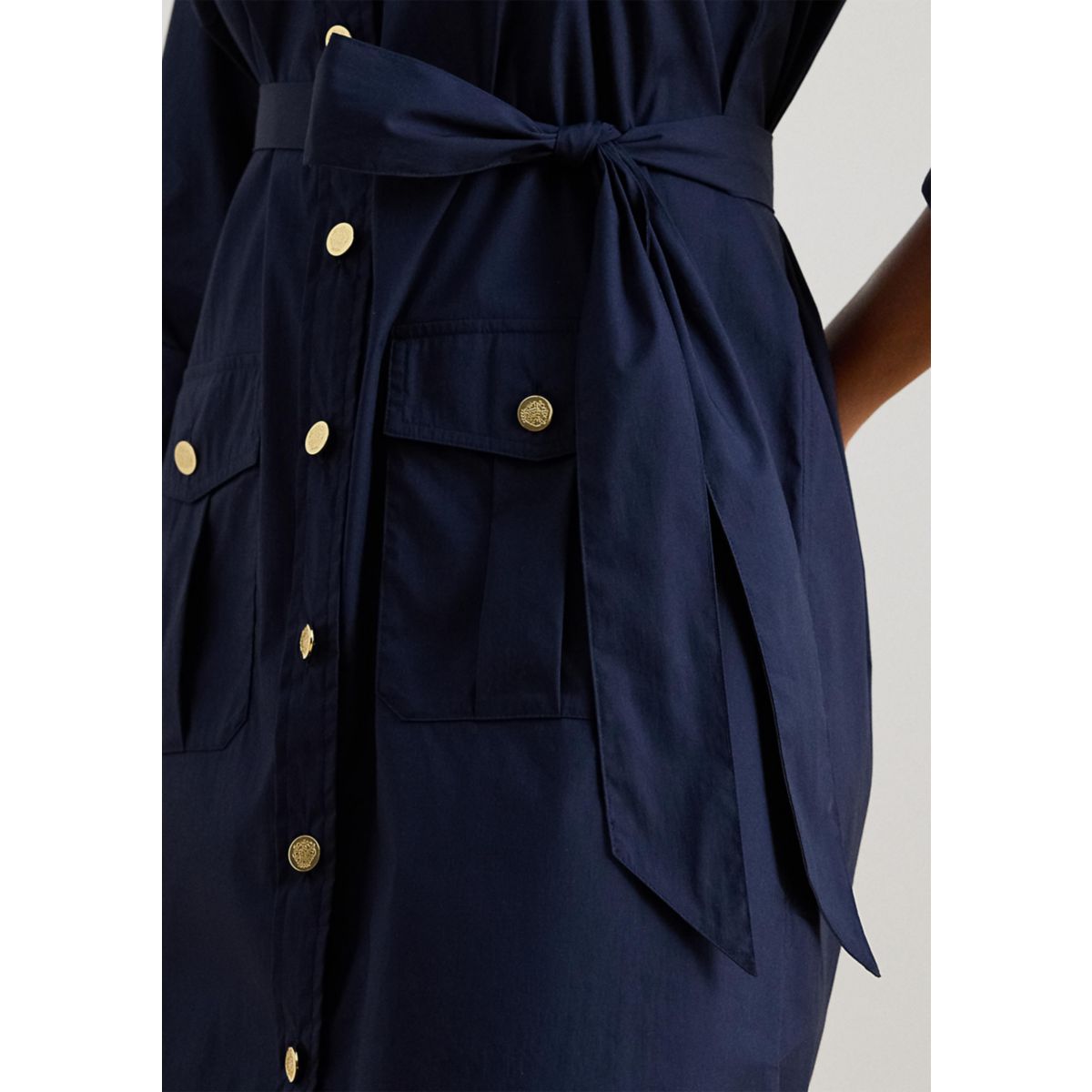 Roll-Tab-Sleeve Shirtdress - 3