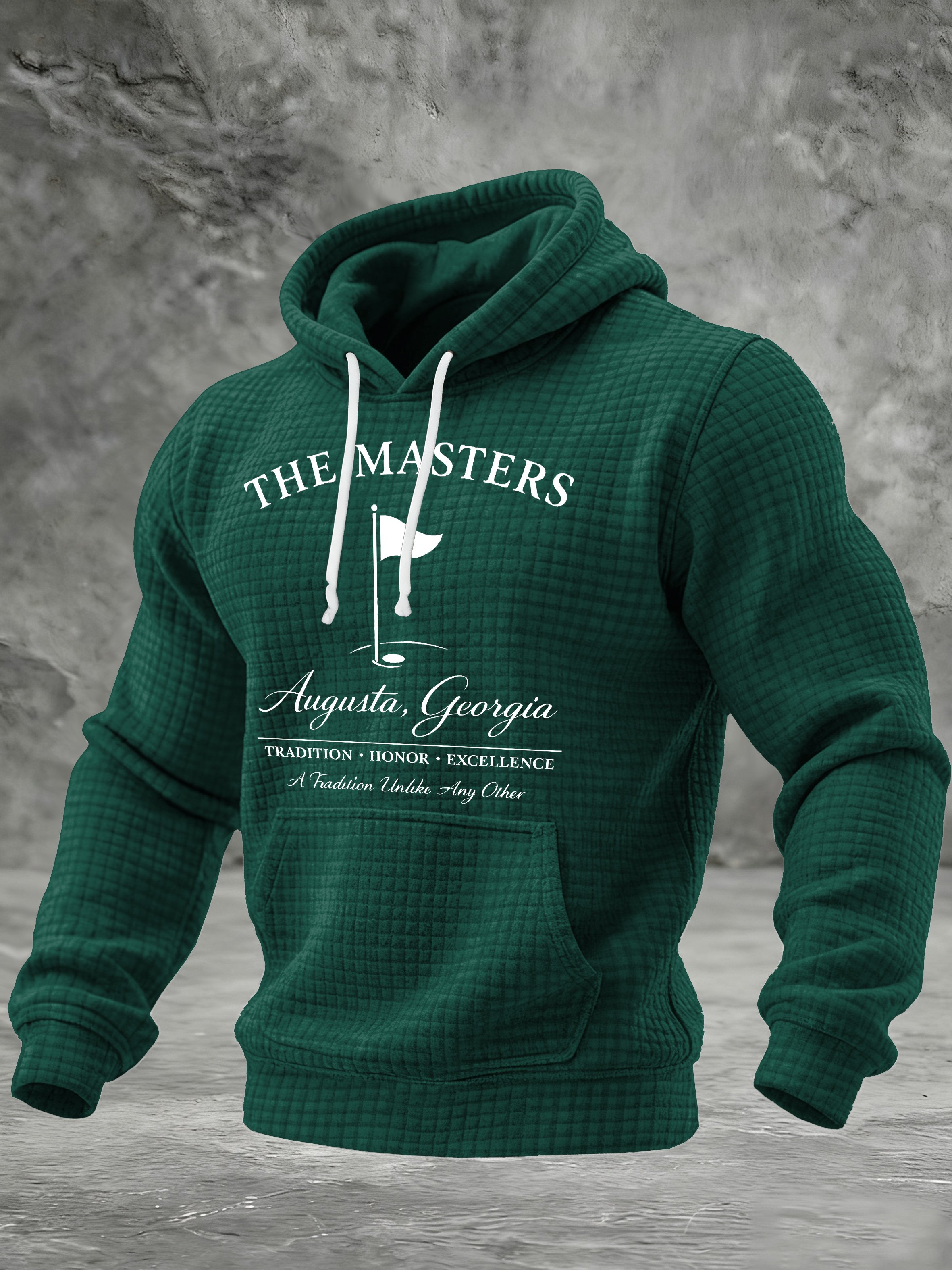 Sudadera con capucha U.S. Golf Masters estampado para hombre